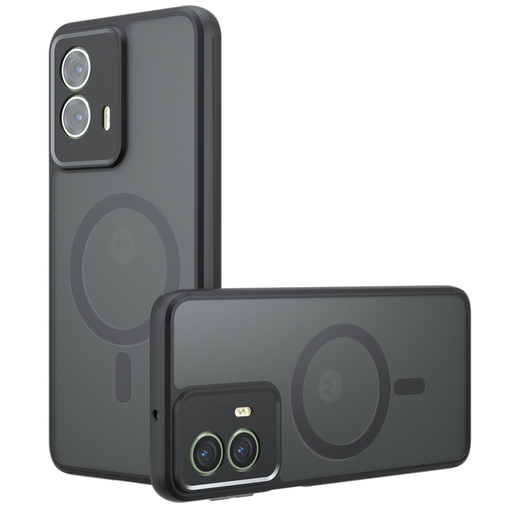 Motorola Moto G85 Techsuit - PureFrost MagSafe - Matt Fekete. tok Motorola Moto G85 Techsuit - PureFrost MagSafe - Matt Fekete. tok