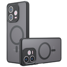 Oppo A5 Pro 4G / A5 Pro 5G - Techsuit PureFrost MagSafe - Matt Fekete tok