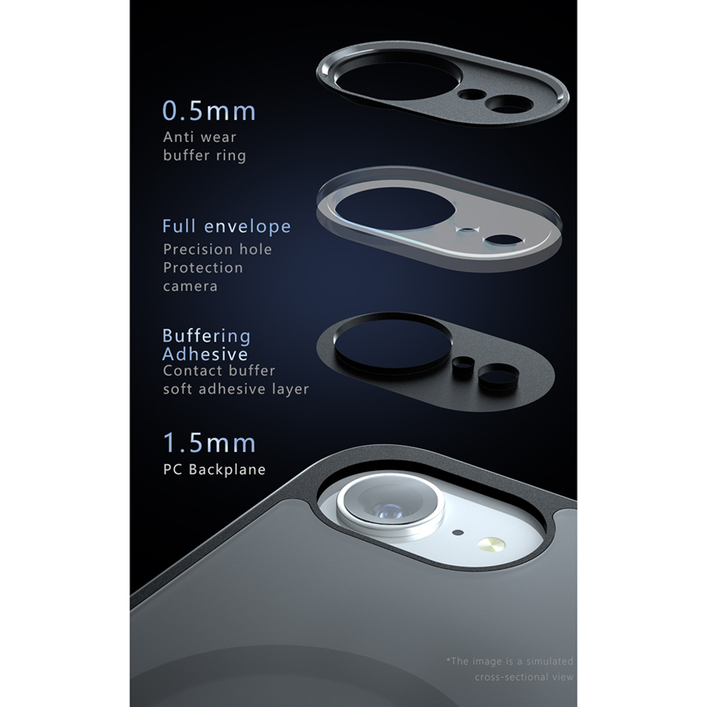 Tok - Techsuit PureFrost MagSafe - OnePlus 13R - Matt Fekete tok - 16