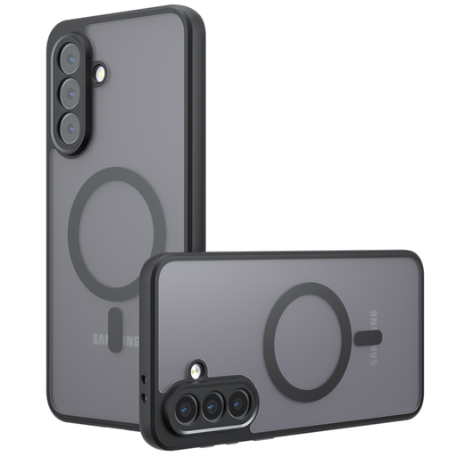 Samsung Galaxy A36 5G kompatibilis Techsuit - PureFrost MagSafe - Fagyos Fekete. tok Samsung Galaxy A36 5G kompatibilis Techsuit - PureFrost MagSafe - Fagyos Fekete. tok