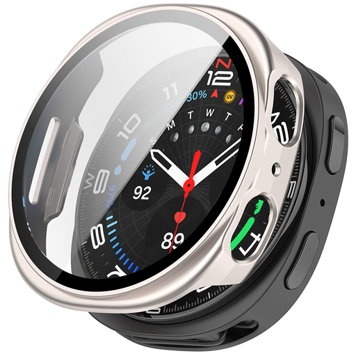 Samsung Galaxy Watch8 40mm - Techsuit Defense360 Pro tok + Képernyővédő - Gyöngy színben. Samsung Galaxy Watch8 40mm - Techsuit Defense360 Pro tok + Képernyővédő - Gyöngy színben.