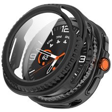 Samsung Galaxy Watch8 Classic/Ultra 2 - Techsuit Defense360 Pro tok + képernyővédő - Fekete