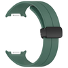 Samsung Galaxy Watch8 40mm/Watch8 44mm/Watch8 Classic/Ultra 2 - Techsuit óraszíj (W011) - Sötétzöld - 0. kép