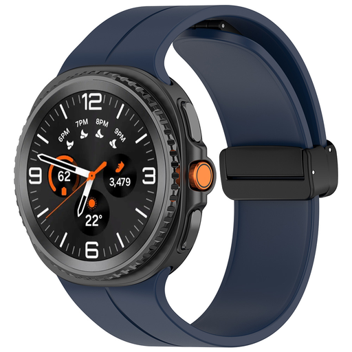 Óraszíj - Techsuit (W011) - Samsung Galaxy Watch8 40mm/Watch8 44mm/Watch8 Classic/Ultra 2 - Sötétkék