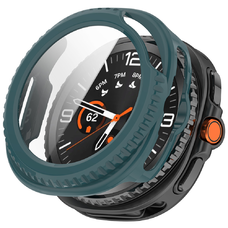 Samsung Galaxy Watch8 Classic/Ultra 2 - Techsuit - Defense360 Pro + Képernyővédő - Mély Tengerzöld tok
