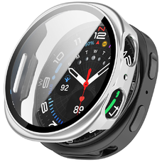 Techsuit - Defense360 Pro + Képernyővédő - Samsung Galaxy Watch8 44mm - Ezüst. tok