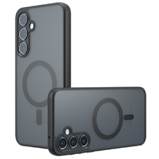 Techsuit PureFrost MagSafe tok Samsung Galaxy A55 5G - Fagyos Fekete