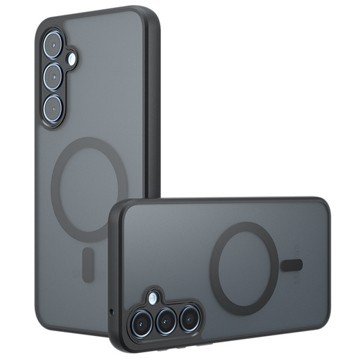 Techsuit PureFrost MagSafe tok Samsung Galaxy A55 5G - Fagyos Fekete