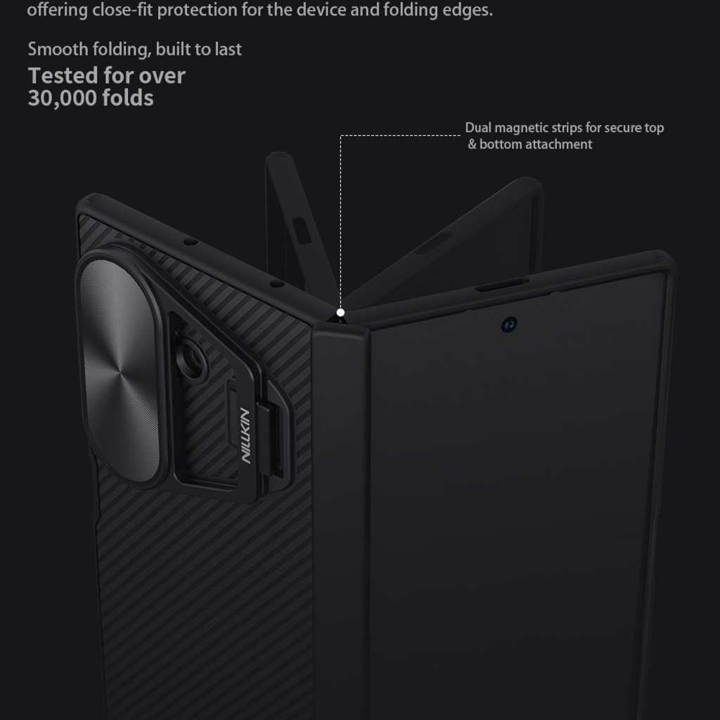  Samsung Galaxy Z Fold 7 Nillkin CamShield Pro tok fekete - 7