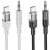 Cable AUX Jack 3,5 mm USB C-re Hoco 1,2 m UPA27 fekete - 2. kép