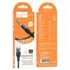 Cable AUX Jack 3,5 mm USB C-re Hoco 1,2 m UPA27 fekete - 4. kép