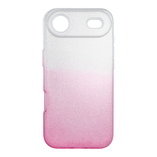 iPhone 17 Air átlátszó rózsaszín SHINING tok iPhone 17 Air átlátszó rózsaszín SHINING tok