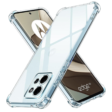 Motorola Edge 50 - Ütésálló átlátszó szilikon tok - Techsuit - Átlátszó
