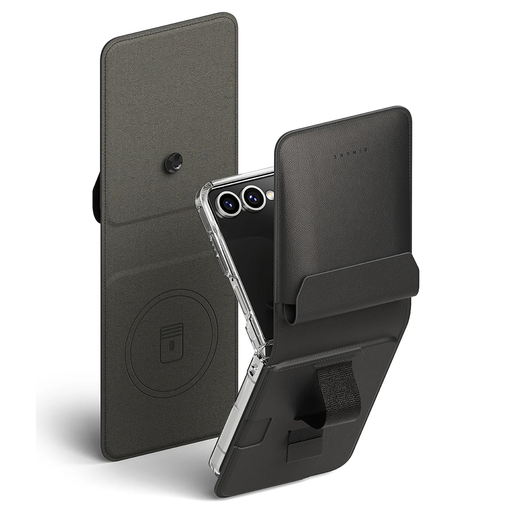 Ringke - Mágneses Folio Pénztárca Fogantyú - Samsung Galaxy Z Flip7 - Fekete tok Ringke - Mágneses Folio Pénztárca Fogantyú - Samsung Galaxy Z Flip7 - Fekete tok