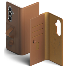  Ringke - Mágneses Folio Grip Pénztárca - Samsung Galaxy Z Fold7 - Barna tok
