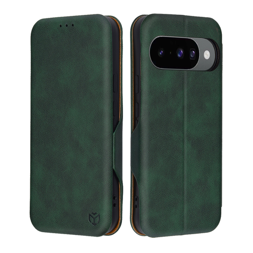 Google Pixel 10 / 10 Pro - Safe Wallet Plus tok - zöld Google Pixel 10 / 10 Pro - Safe Wallet Plus tok - zöld