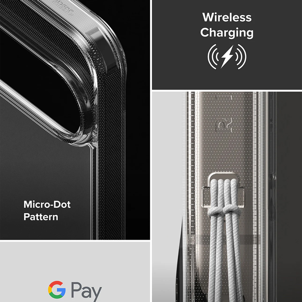 Ringke - Fusion - Google Pixel 10 / 10 Pro - Matt Átlátszó tok - 7