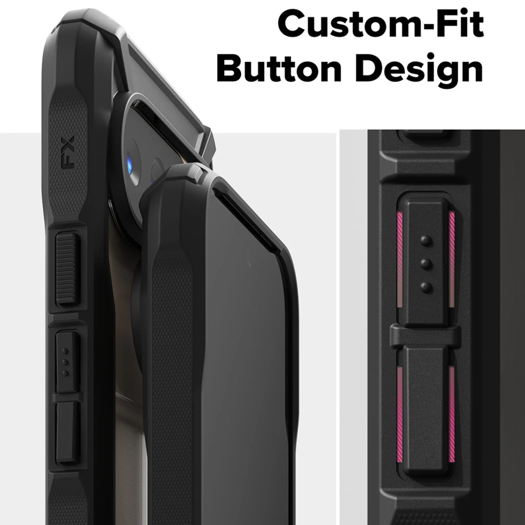 Ringke - Fusion X - Google Pixel 10 / 10 Pro - Fekete tok - 7