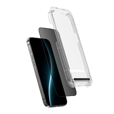  iPhone 17/16 Pro fekete Benks Edzett üveg Ultra Shield Privacy (FF67) üvegfólia