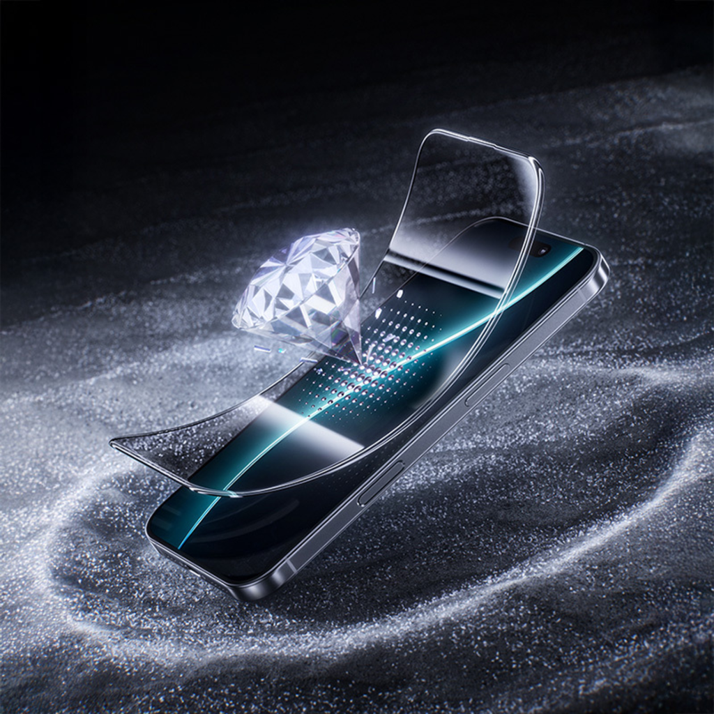  iPhone 17/16 Pro fekete Benks Edzett üveg Ultra Shield Privacy (FF67) üvegfólia - 9