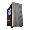 Darkflash DS900WS számítógépház (fekete) + 4 ventilátor - 0. kép