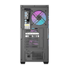Darkflash DS900WS számítógépház (fekete) + 4 ventilátor - 3. kép