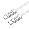 BWOO 240W fonott kábel USB-C - USB-C BO-X317C-C 1m fehér - 0. kép