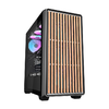 Darkflash DS900WD számítógép ház (fekete) + 4 ventilátor - 0. kép