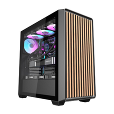 Darkflash DS900WD számítógép ház (fekete) + 4 ventilátor