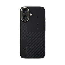  Iphone 17 Fekete Benks Montage Mágneses Páncél Pro Kevlar Tok Fémkeret 600D+1500D (MA67) (Kamera Vezérlő Gomb)