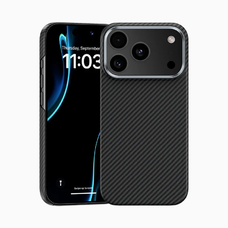  iPhone 17 Pro Max Fekete Benks Magnetic Armor Air Kevlar Metal Frame 600D (0070) tok
