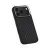  iPhone 17 Pro Max fekete Benks Montage Magnetic Armor Pro Kevlar tok fémkerettel 600D+1500D (MA70) (Kamera vezérlő gomb) tok - 0. kép