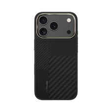  iPhone 17 Pro Max fekete Benks Montage Magnetic Armor Pro Kevlar tok fémkerettel 600D+1500D (MA70) (Kamera vezérlő gomb) tok