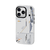  iPhone 17 Pro Max fehér Benks Dynamic Magnetic Mecha tok (E070) (Kamera Vezérlőgomb) tok - 0. kép