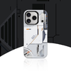  iPhone 17 Pro Max fehér Benks Dynamic Magnetic Mecha tok (E070) (Kamera Vezérlőgomb) tok - 3. kép