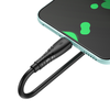 BWOO Kábel USB - USB-C 1m 27W 3A Fekete BO-X318C - 1. kép