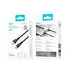 BWOO Kábel USB - USB-C 1m 27W 3A Fekete BO-X318C - 2. kép