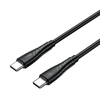 BWOO 60W kábel USB-C - USB-C BO-X318 1m fekete, - 0. kép