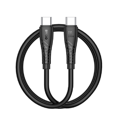 BWOO 60W kábel USB-C - USB-C BO-X318 1m fekete,