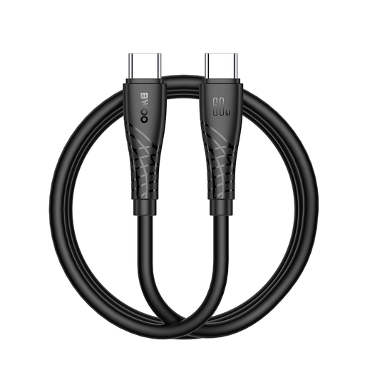 BWOO 60W kábel USB-C - USB-C BO-X318 1m fekete,