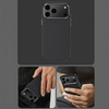  iPhone 17 Air fekete Benks Magnetic Armor Pro Kevlar tok Metal Frame 600D (A068) (Kamera vezérlő gomb) - 2. kép