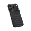  iPhone 17 Pro Max fekete Benks Montage Magnetic Armor Air Kevlar tok fém kerettel 600D+1500D (MB70) - 0. kép