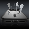  iPhone 17 Pro fehér Benks Magnetic Mist tok fém kerettel (0069) (kamera vezérlő gomb) tok - 3. kép