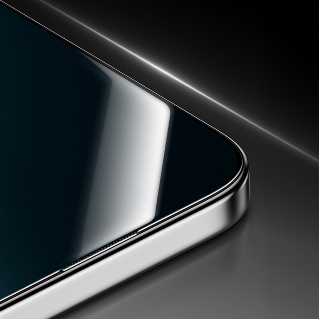 iPhone 17 / iPhone 16 Pro fekete Benks Edzett üveg Glass Warrior HD üvegfólia telepítő kerettel - 9