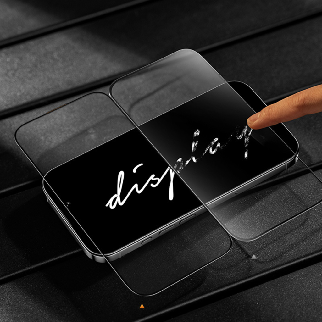 iPhone 17 / iPhone 16 Pro fekete Benks Edzett üveg Glass Warrior HD üvegfólia telepítő kerettel - 10