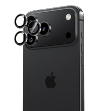 iPhone 17 Pro/17 Pro Max čierne Benks tvrdené sklo DR zafírový ochranný kryt na objektív fotoaparátu (3 kusy objektívu) sklenená fólia