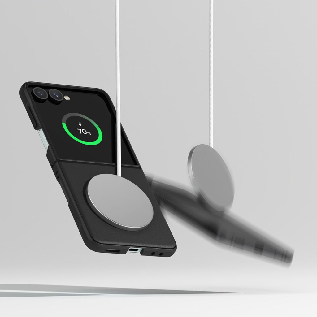 Ringke Onyx Mágneses MagSafe Galaxy Z Flip 7 fekete tok - 8
