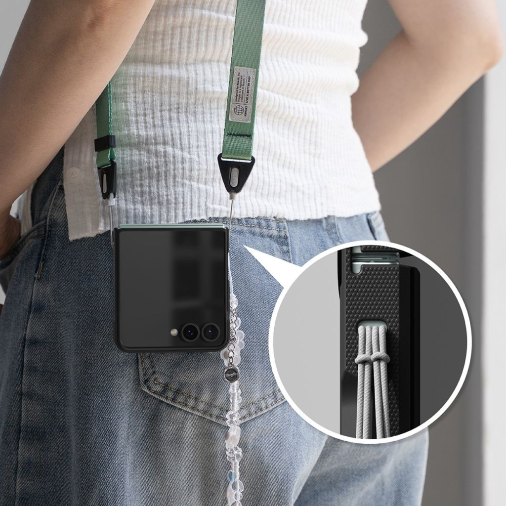 Ringke Onyx Mágneses MagSafe Galaxy Z Flip 7 fekete tok - 9