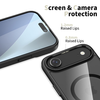 Tech-protect Magmat Magsafe Iphone 17 Air Fekete/átlátszó tok - 1. kép