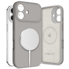 Tech-protect Szilikon Magsafe iPhone 17 Kőszürke tok